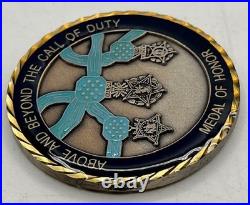 Above And Beyond The Call Of Duty MOH Challenge Coin Of Army, Navy/Marine/RARE