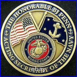 Acting Secretary of the Navy The Honorable BJ Penn Challenge Coin