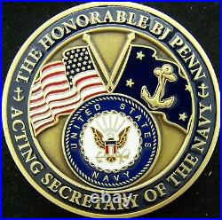Acting Secretary of the Navy The Honorable BJ Penn Challenge Coin