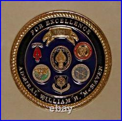 Adm William McRaven Special Operations Command SOCOM Navy SEAL Challenge Coin V2