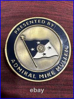 Admiral Mike Mullen Chief of Naval Operations CNO 1.75 inch Challenge Coin