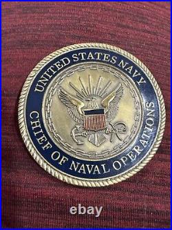 Admiral Mike Mullen Chief of Naval Operations CNO 1.75 inch Challenge Coin