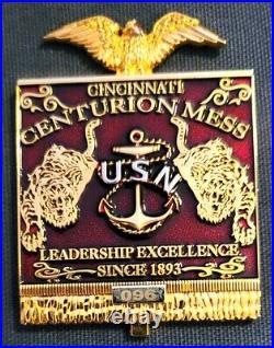 Amazing 2.5 Navy USN Chief Mess CPO Challenge Coin USS Cincinnati (LCS-20) FY14