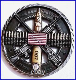 Amazing 2 Navy Security Force GM Rating Pride Challenge Coin CSF Gunners Mate