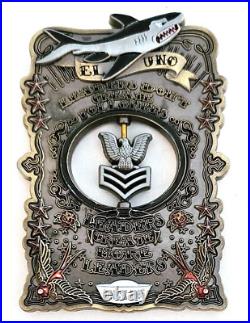 Amazing 3.5 Navy USN FCPO Pride Challenge Coin El Uno