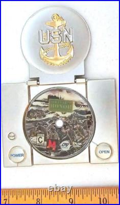 Amazing 3.5 USN Navy Chief Mess CPO Challenge Coin USS Makin Island (LHD 8) PS2
