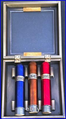 Amazing 3.5 USN Navy Chiefs Mess CPOA Challenge Coin Cigar Set Caribbean Goats