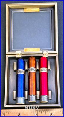 Amazing 3.5 USN Navy Chiefs Mess CPOA Challenge Coin Cigar Set Caribbean Goats