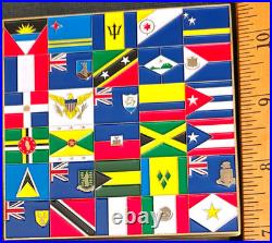 Amazing 3.5 USN Navy Chiefs Mess CPOA Challenge Coin Cigar Set Caribbean Goats