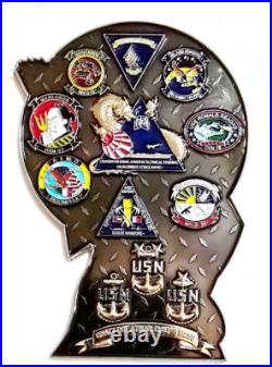 Amazing 3.5 USN Navy Chiefs Pride CPO Challenge Coin CNATT Atsugi Japan Geisha