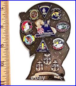 Amazing 3.5 USN Navy Chiefs Pride CPO Challenge Coin CNATT Atsugi Japan Geisha