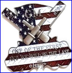 Amazing 3.5 USN Navy GM Rating Pride Challenge Coin Gunners Mate