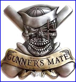Amazing 3.5 USN Navy GM Rating Pride Challenge Coin Gunners Mate