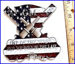 Amazing 3.5 USN Navy GM Rating Pride Challenge Coin Gunners Mate