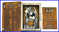 Amazing 3 Navy USN Chief CPO Pride Challenge Coin Chargebook Spawar