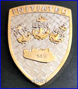 Amazing 3 Navy USN Chief Mess CPO Challenge Coin ACU-5