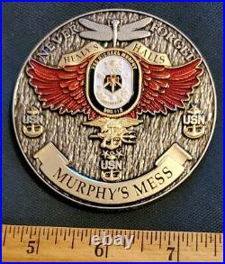 Amazing 3 Navy USN Chiefs CPOA Challenge Coin USS Michael Murphy (DDG 112) v5