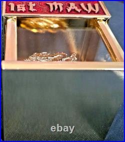 Amazing 3 Navy USN Chiefs Mess CPOA Challenge Coin Hatbox USMC MEF MAW