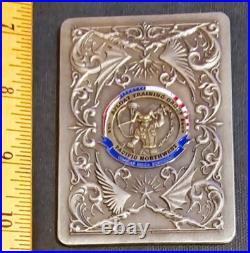 Amazing 3 Navy USN Chiefs Mess CPO Challenge Coin Ace of Diamonds ATG PNW