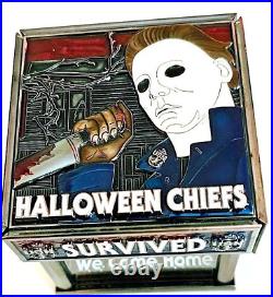 Amazing 3 Navy USN Chiefs Mess CPO Challenge Coin Hatbox Halloween Chiefs