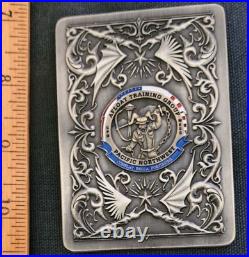Amazing 3 Navy USN Chiefs Mess CPO Challenge Coin King of Spades ATG PNW
