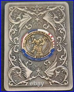Amazing 3 Navy USN Chiefs Mess CPO Challenge Coin Queen Diamonds ATG PNW