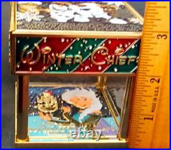 Amazing 3 Navy USN Chiefs Pride CPO Challenge Coin Hatbox WINTER CHIEFS