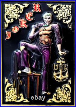 Amazing 3 Navy USN Chiefs Pride CPO Challenge Coin Joker