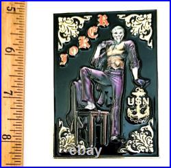 Amazing 3 Navy USN Chiefs Pride CPO Challenge Coin Joker