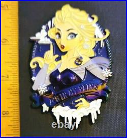 Amazing 3 Navy USN Chiefs Pride Challenge Coin Princess Ice in my veins OD