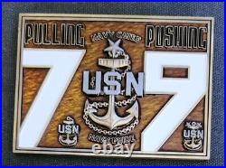 Amazing 3 Navy USN Chiefs Pride SCPO Challenge Coin Crazy 8's