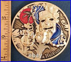 Amazing 3 Navy USN Hawaiian Chiefs CPO Pride Challenge Coin Castaway Inspired