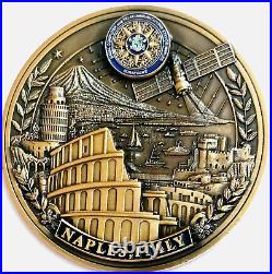 Amazing 3 Navy USN Unit Pride Challenge Coin NCTS Naples Italy