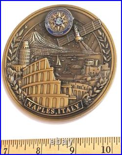 Amazing 3 Navy USN Unit Pride Challenge Coin NCTS Naples Italy