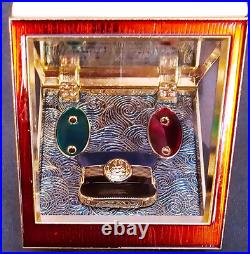 Amazing 3 USN Navy Chiefs CPO Pride 3pc Challenge Coin Anchor Holder Box