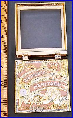 Amazing 3 USN Navy Chiefs CPO Pride 3pc Challenge Coin Anchor Holder Box