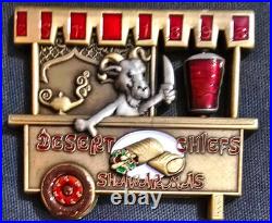 Amazing 3 USN Navy Chiefs Pride CPO Challenge Coin 5th Fleet Desert Chiefs