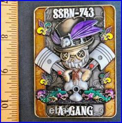 Amazing 3 USN Navy Crew A-GANG/CPO Challenge Coin USS Louisiana (SSBN-743)