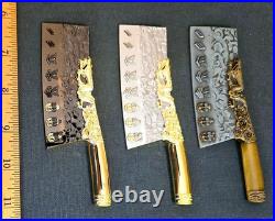 Amazing 3pc Set 4.5 USN Navy CS/MS Cleaver Rating Pride Challenge Coins