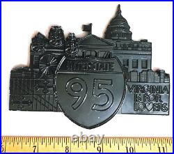Amazing 4 Navy USN Chiefs CPO Recruiting Challenge Coin NRD Richmond Virginia