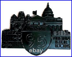 Amazing 4 Navy USN Chiefs CPO Recruiting Challenge Coin NRD Richmond Virginia