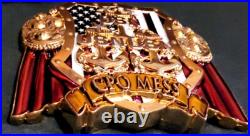Amazing 4 Navy USN Chiefs Pride CPO 2pc Challenge Coin USS Roosevelt (DDG-80)