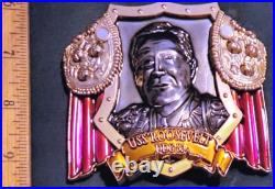 Amazing 4 Navy USN Chiefs Pride CPO 2pc Challenge Coin USS Roosevelt (DDG-80)