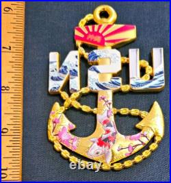 Amazing 4 Navy USN Chiefs Pride CPO Challenge Coin Anchor