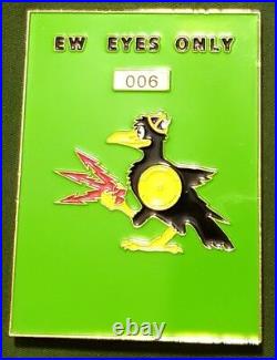 Amazing 4 Navy USN EW Logbook Old Crow Tribute Challenge Coin