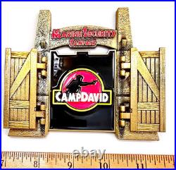 Amazing 4 USMC Marines Challenge Coin Marine Security Company Camp David