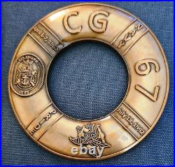 Amazing 4 USN Navy Chiefs Mess CPO Challenge Coin USS Shiloh (CG-67)