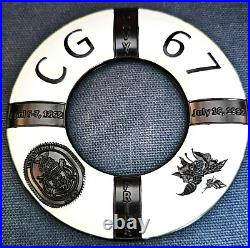 Amazing 4 USN Navy Chiefs Mess CPO Challenge Coin USS Shiloh (CG-67)