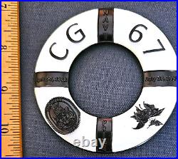 Amazing 4 USN Navy Chiefs Mess CPO Challenge Coin USS Shiloh (CG-67)