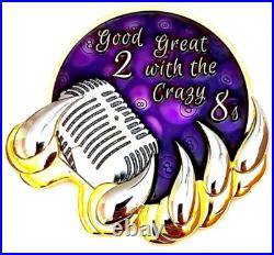 Amazing 4 USN Navy Chiefs Mess SCPO Challenge Coin BEASTMODE Purple